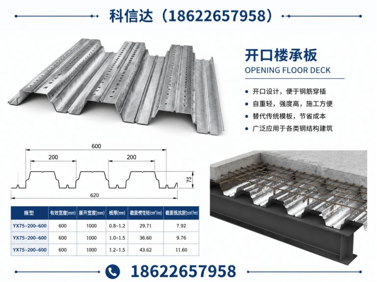 红桥区钢筋桁架楼承板展示图